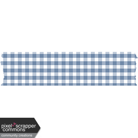 Winter Frost Blue Checked Washi 1
