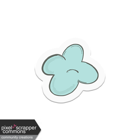 Retro Camper Add-On: Cloud Sticker 02