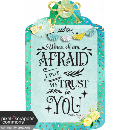 Put My Trust In You Journal Tag