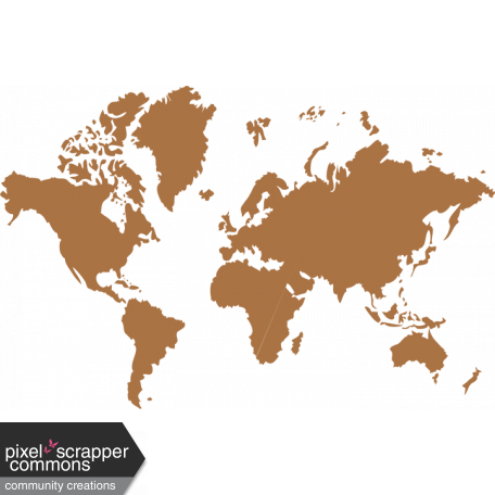 Around the World Mini Kit World Map