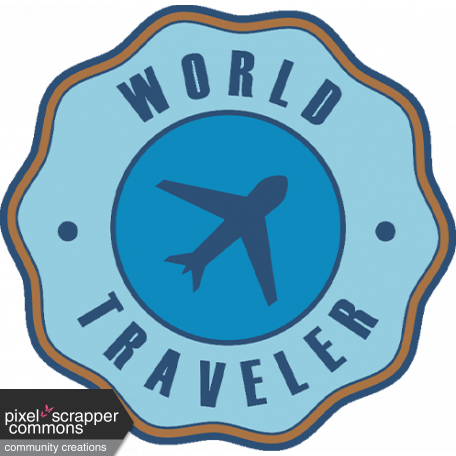 Around the World Mini Kit World Traveler Badge