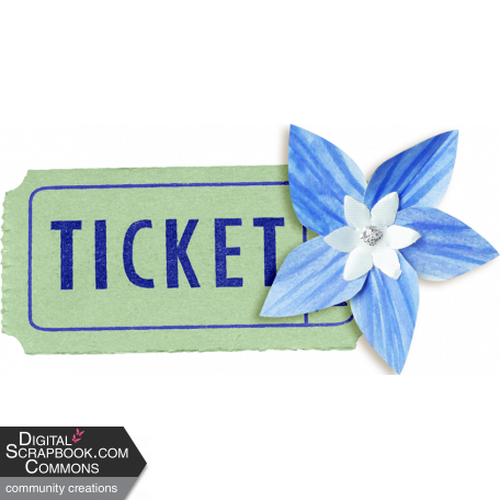 Faith Ticket & Flower