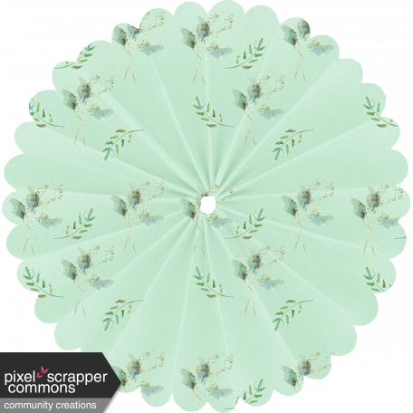 Touch of Frost - rosette flower pattern