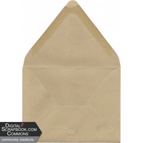 Open Brown Envelope