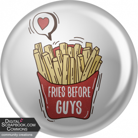 Fries Button