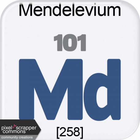 Genius Periodic Table 101 Mendelevium