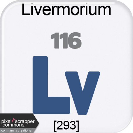 Genius Periodic Table 116 Livermorium