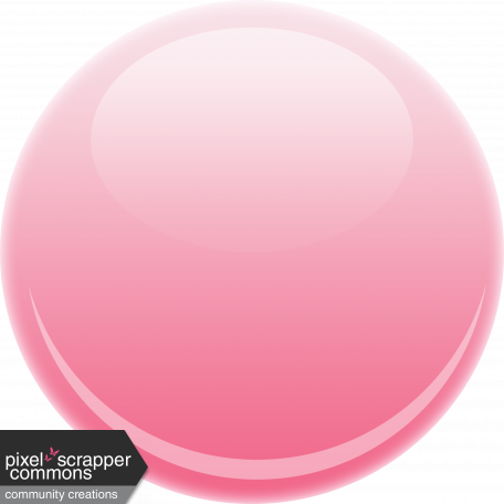 Glossy Pink Button