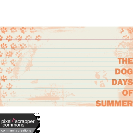Dog Days of Summer Card