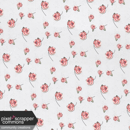 Paper Floral grid pink