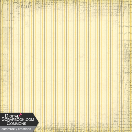 Sweet & Scary - Yellow Striped Paper