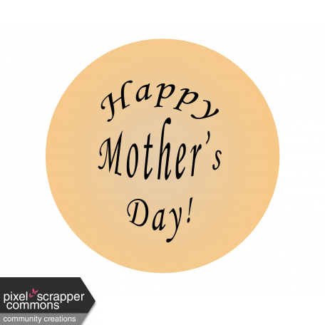 happy mother's day button