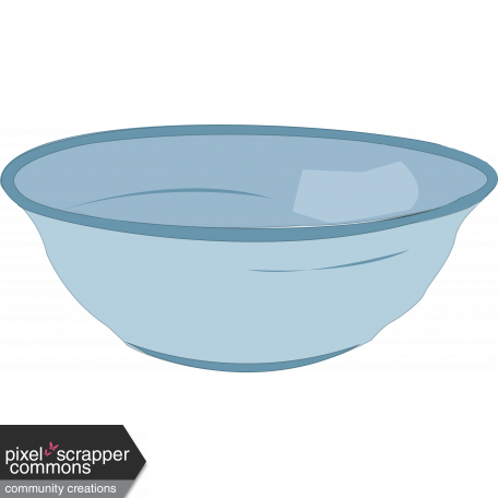 blue bowl