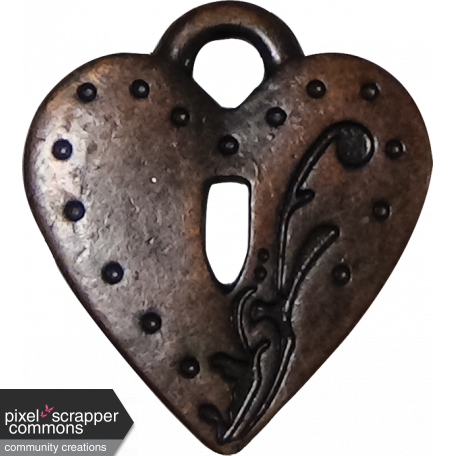 bronze heart