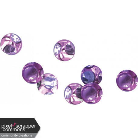 Purple Glass Beads (scatter)