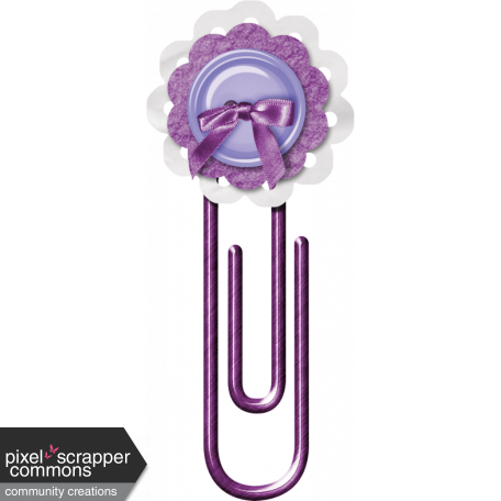 Purple Paper Clip