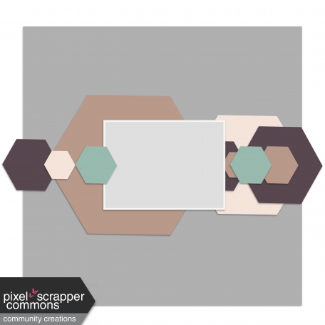 Hexagon Page Template (04)