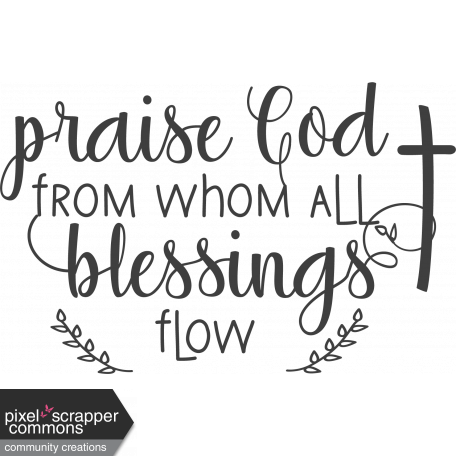 Praise God {Stamp}
