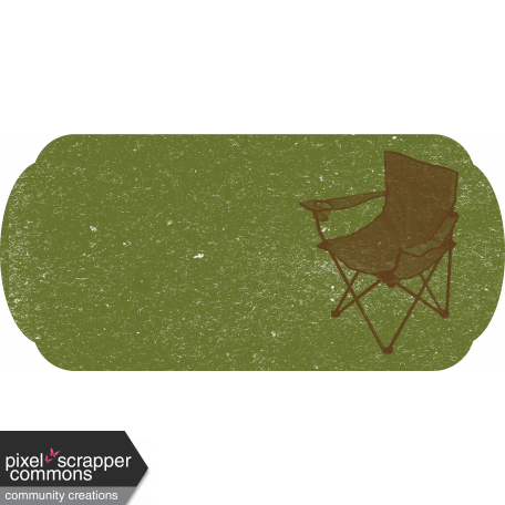 Camping Life Label: Lawnchair
