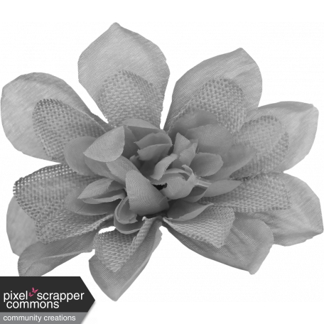 Burlap Flower Template 3