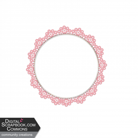 Spring Things Doily Frame 