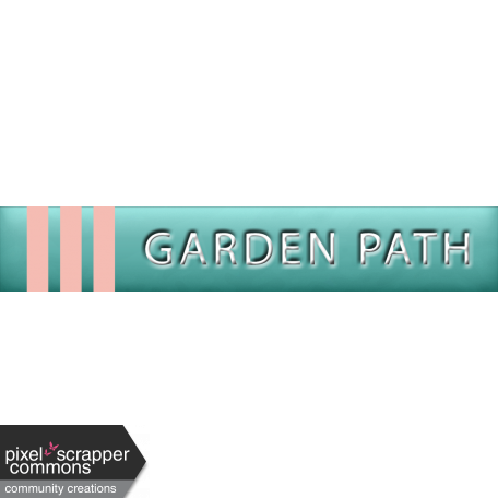 Garden Path Word Art
