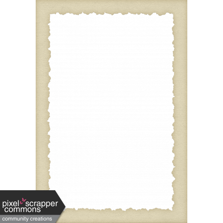 Dark Tan Deckle Inside Frame