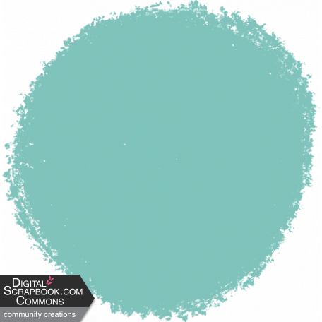 Teal Paint Dot