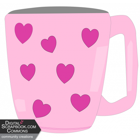 Heart Mug Sticker