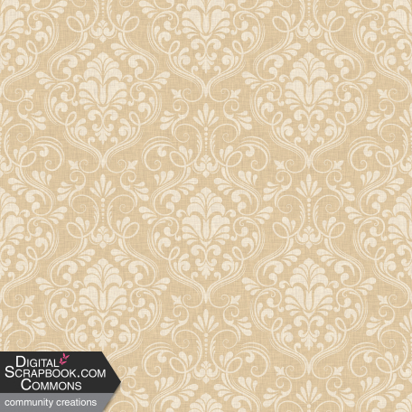 Seamless Beige Linen Pattern With Damask 02