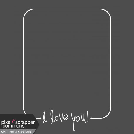 I Love You Photo Overlay