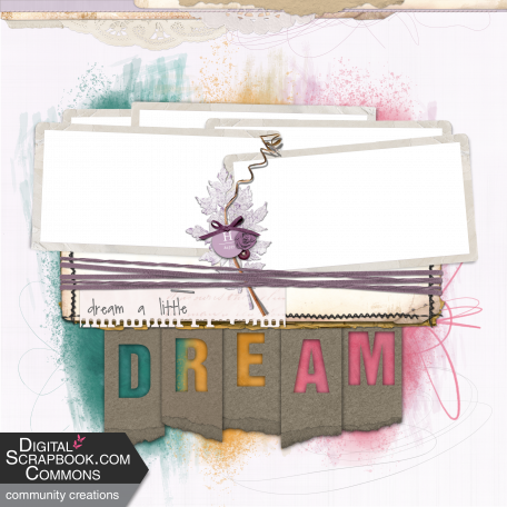 Dream a little Dream Page Layout
