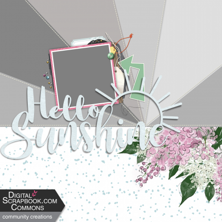 Stina 2022- Hello Sunshine- one photo layout