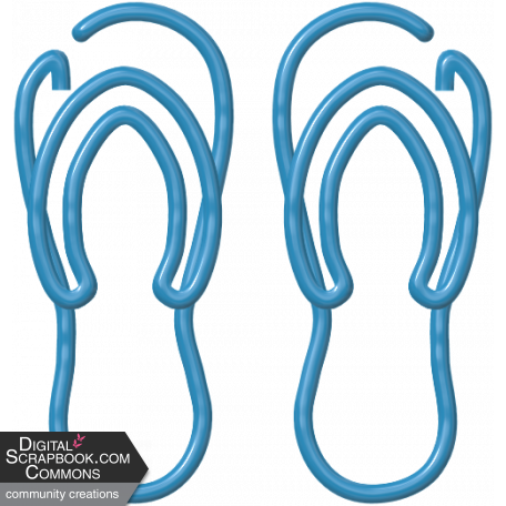 Flip flop paperclip