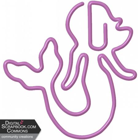 Mermaid paperclip