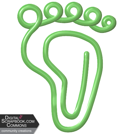 Footprint paperclip