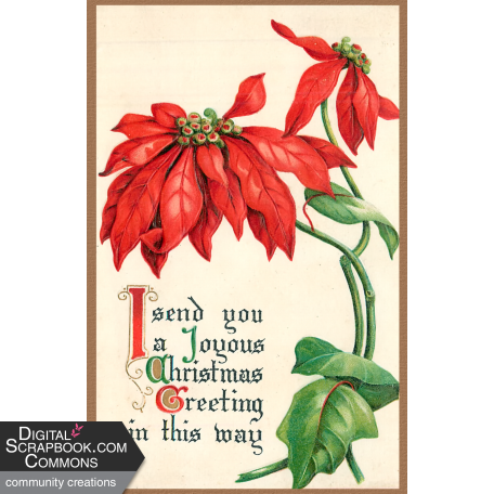 Vintage Christmas Card 01