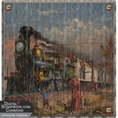 Vintage Wooden Sign 03