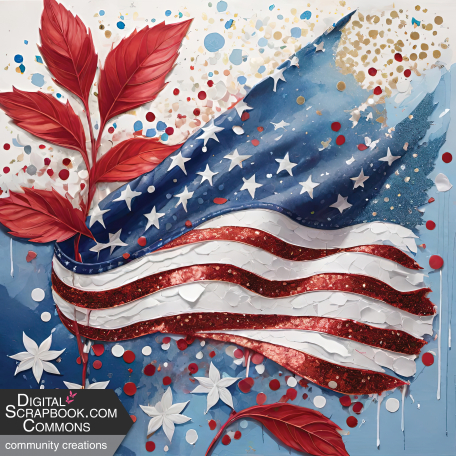 Patriotic Abstract Background