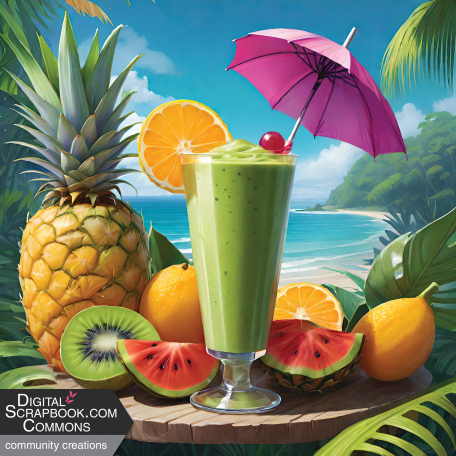 Tropical Smoothie Background