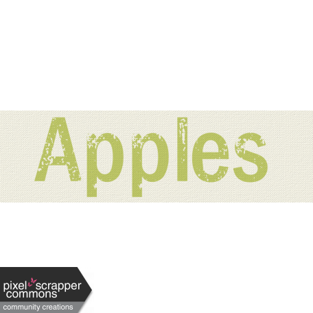 Autumn Art - Apples Label