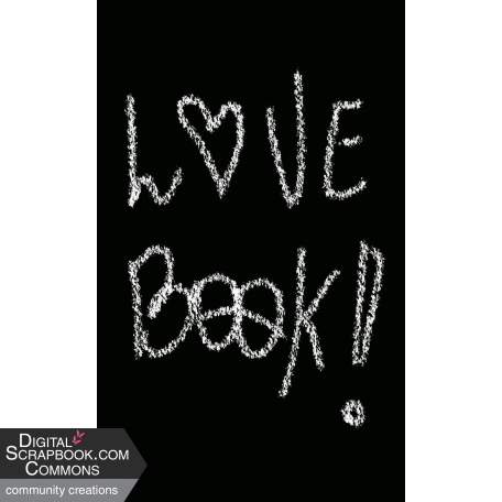 Blackboard - Journal Card (Love Book)