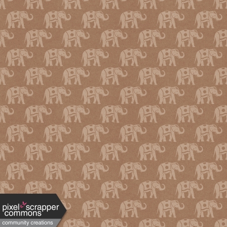 Brown Elephant India Paper