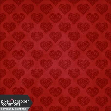 Red Hearts Soulmates Paper