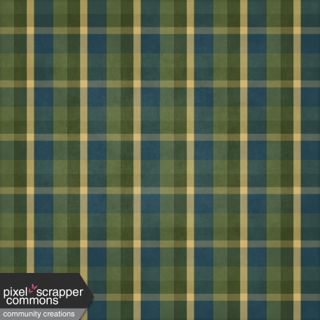 Green Plaid Soulmates Paper