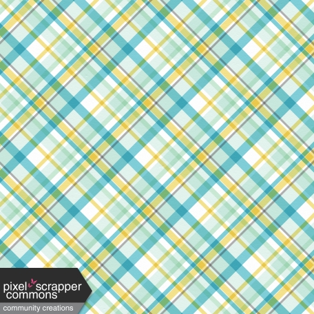 April 2021 Blog Train - Plaid paper