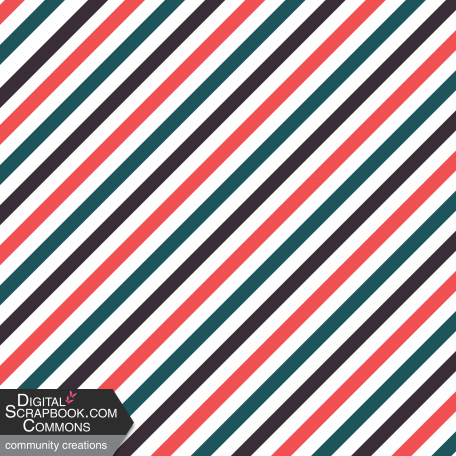 November Madness diagonal stripes patterned paper