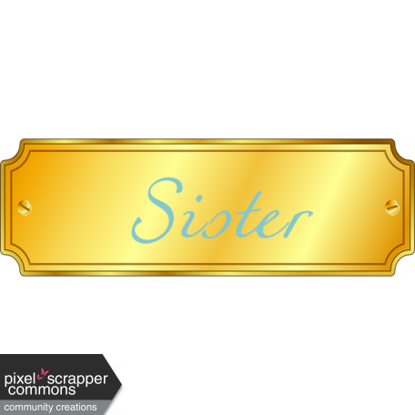 Plate - Sister