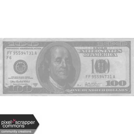 $100 Bill Stamp