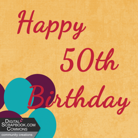 Over the Hill: 40 and 50 - Happy 50th Birthday Pocket Card
